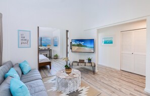 Apartment, Mehrere Betten, Terrasse, Blick auf den Golfplatz (16) | Wohnbereich