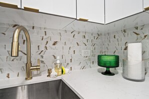 Shower, hair dryer, towels, soap - Welcome to Palms 811 in North Miami Beach with views of the Miami skyline.  (North Bay Village)