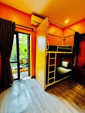 Basic Shared Dormitory, Balcony, City View | Desk, free WiFi