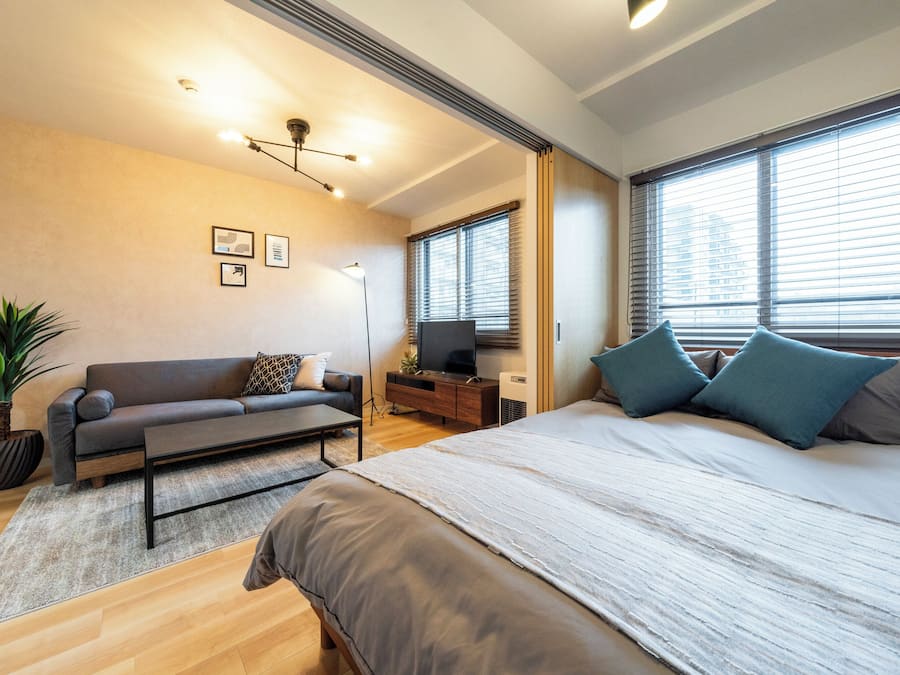 1 kamar tidur, setrika/meja setrika, dan Wi-Fi gratis