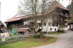 Exterior - Room 'Doppelzimmer Gänseblümchen' with Private Terrace, Shared Garden and Wi-Fi (Elzach)