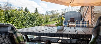 Apartment 'Wohnung Obergeschoss' with Shared Pool, Private Terrace and Wi-Fi