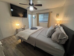 4 habitaciones, tabla de planchar con plancha y wifi gratis 