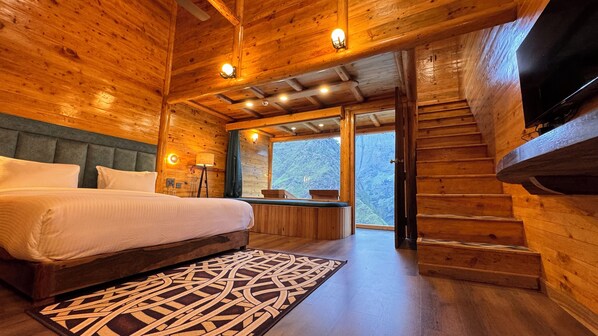 Bureau, espace de travail pour ordinateur portable, rideaux occultants