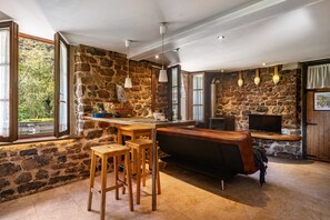 Interior - Rural House 'Aguas Del Sella - Jacuzzi' with Mountain Views and Shared Garden (Precendi)