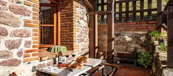 Rural House 'Aguas Del Sella - Jacuzzi' with Mountain Views and Shared Garden