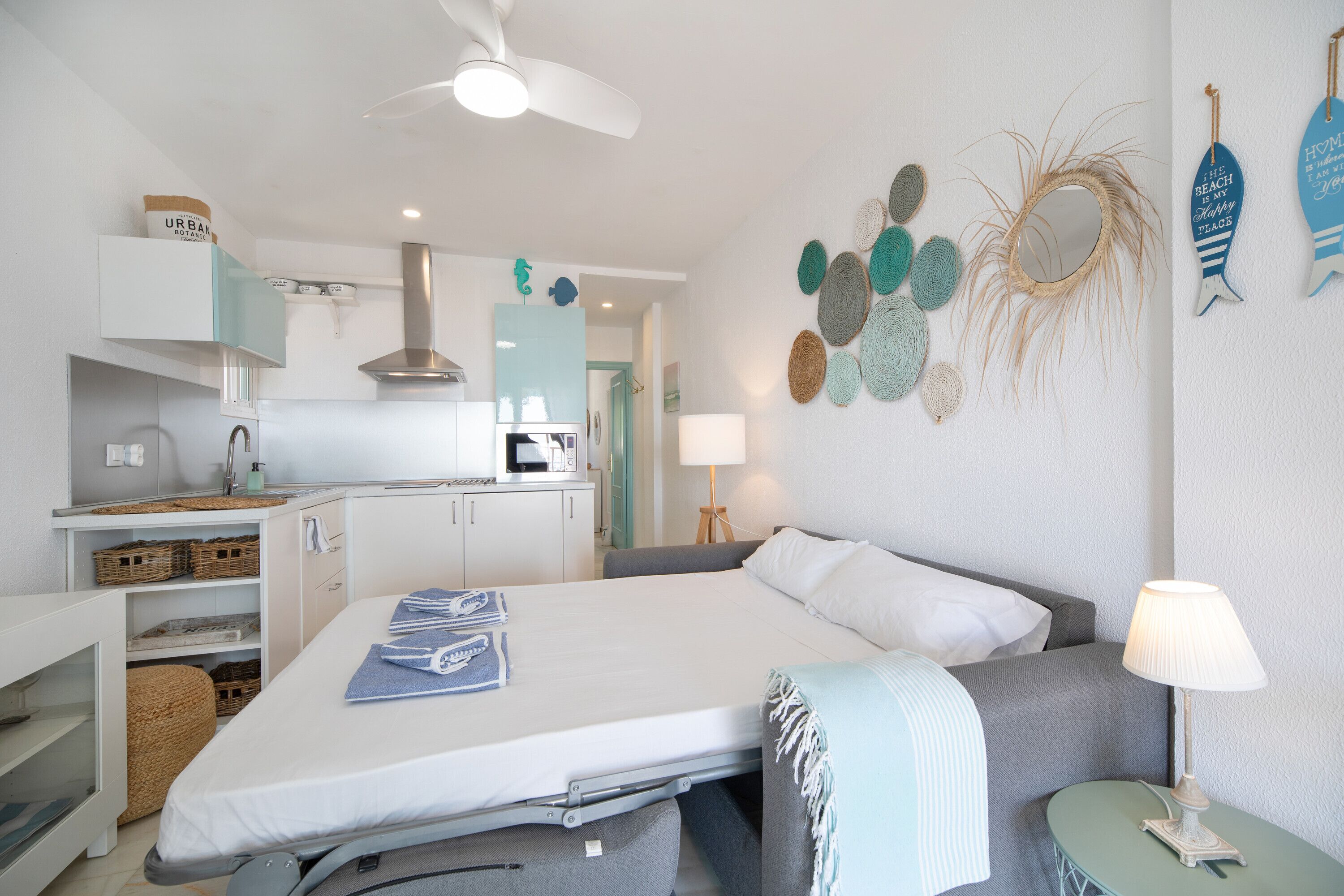 1 soverom, strykejern/-brett, wi-fi (inkludert) og sengetøy