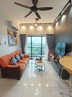 Living area - The Horizon Ipoh Belle Vue by Grab A Stay (Ipoh)