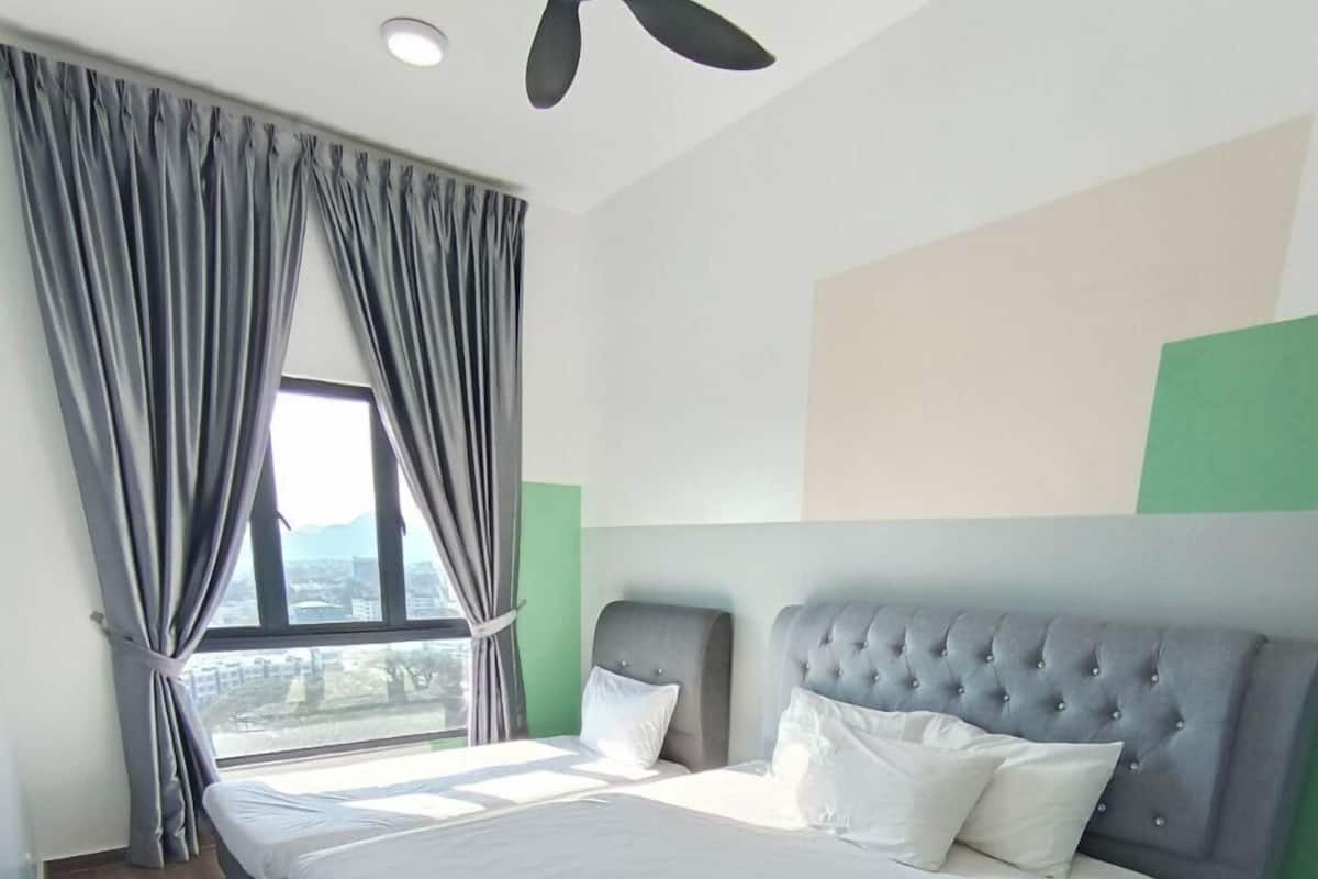 Executive-lejlighed | Mørklægningsgardiner, strygejern/strygebræt, gratis Wi-Fi, sengetøj