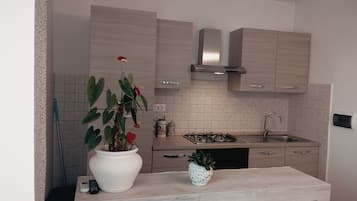 Réfrigérateur, four, plaque de cuisson, cafetiÚre/bouilloire
