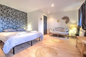 1 chambre, Wi-Fi gratuit, draps fournis