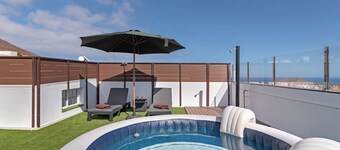 Appartement de vacances « Unidad A » avec vue sur mer, Wi-Fi et climatisation