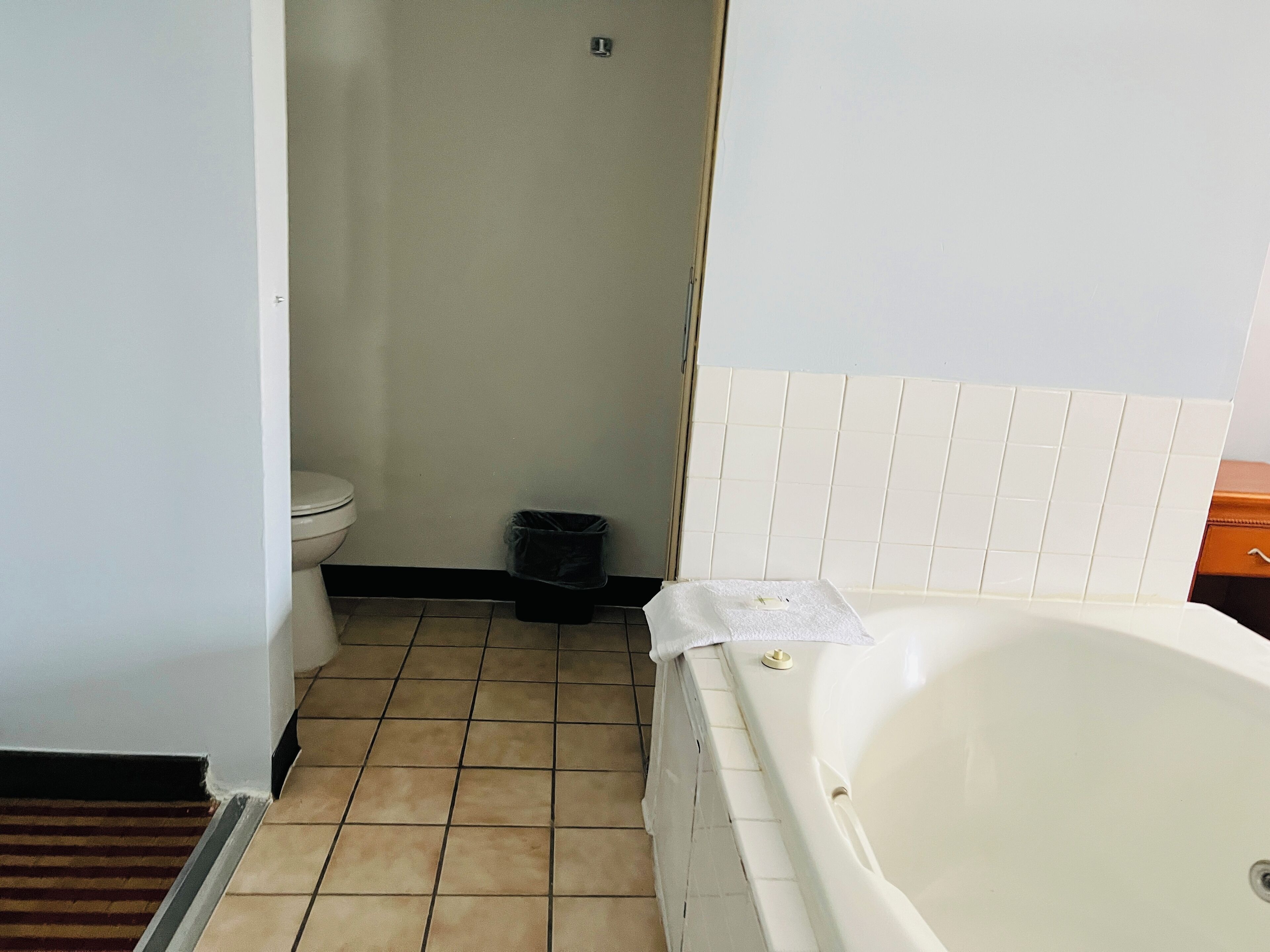 Free toiletries, towels, soap, shampoo