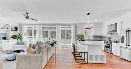 Summer Sale! Walk to Beach, Private Pool, Big Yard | Southern Oasis by AvantStay