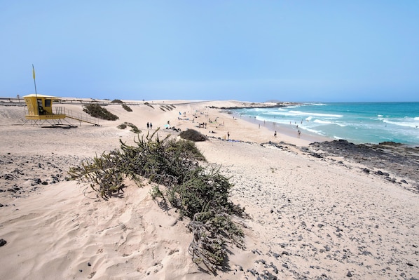 Liegestühle, Strandtücher