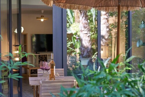 Villa d'Architecte, Jardin Secret & Plages à 5 Min