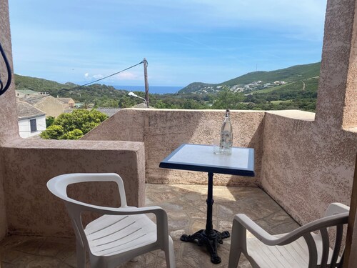 House in a picturesque village, sea and mountain view on GPS ( sisco couture)