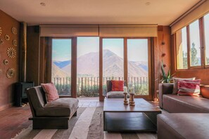 TV, fireplace, offices