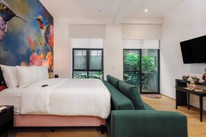 1 makuuhuone, silitysrauta/-lauta, vauvan matkasänky, Wi-Fi