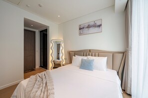 Deluxe-Apartment, 3 Schlafzimmer, Balkon, Stadtblick