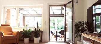 House Meereswind 3xbedroom, conservatory with fireplace, office, on the Westerkaye