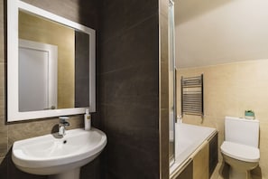 Hair dryer, towels