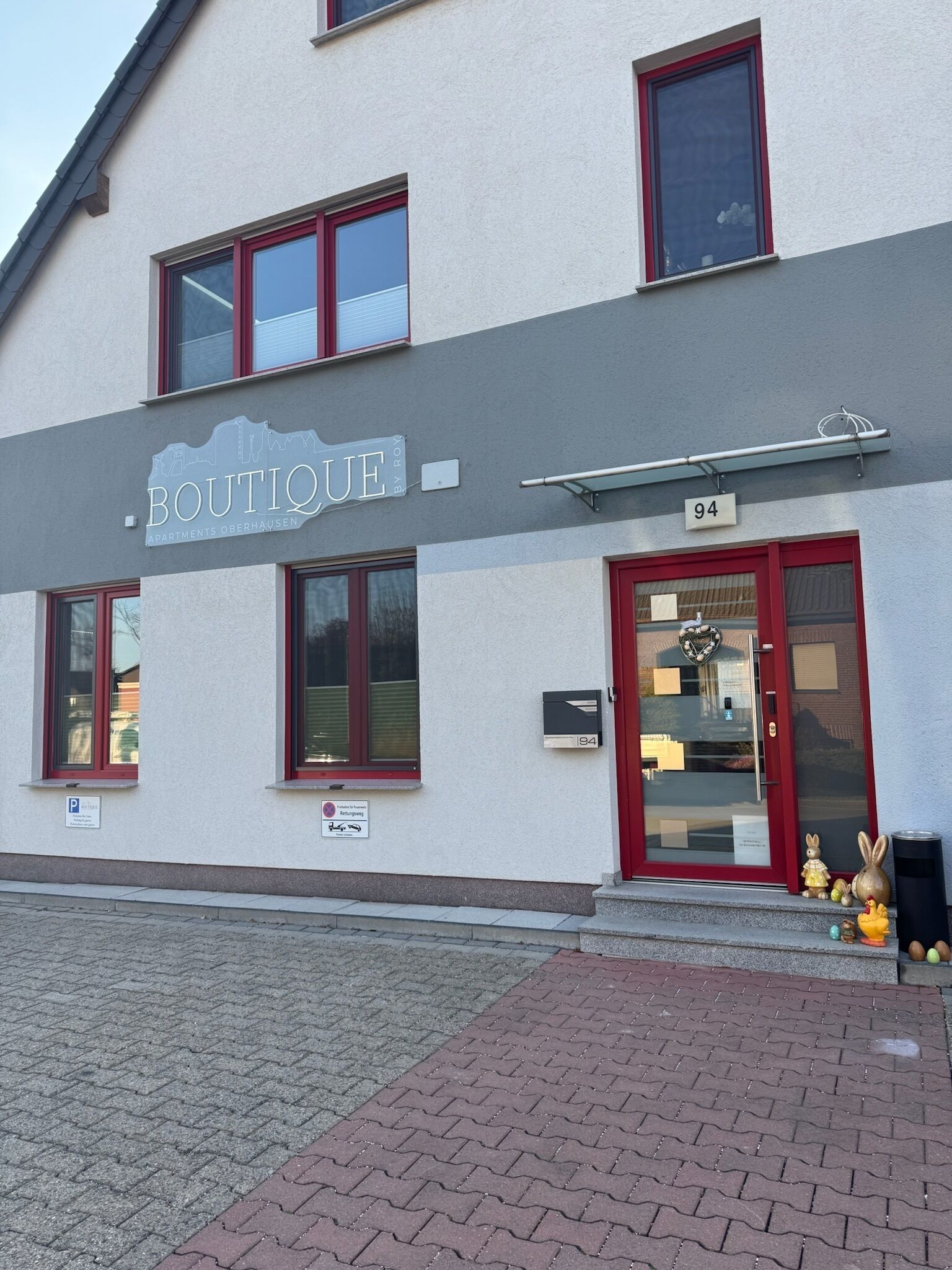 Fassade der Unterkunft