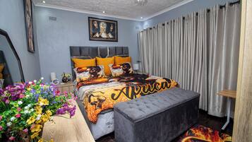 2 bedrooms, iron/ironing board, free WiFi, bed sheets