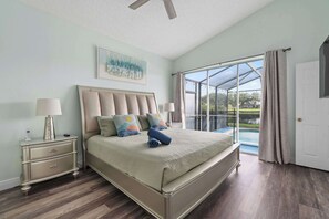 4 bedrooms, desk, iron/ironing board, WiFi - Family home near Disney w/ pool & BBQ (Clermont)