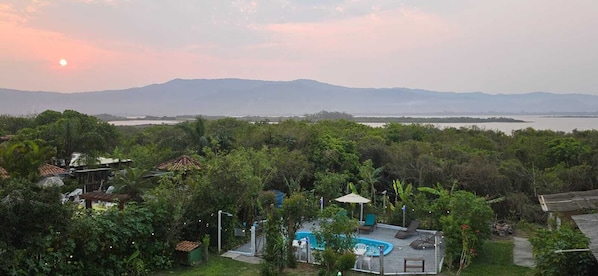 Aerial view - Pousada Jardim da Lagoa (Garopaba)