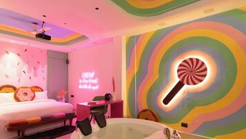 Candy Room | Roupas de cama antialérgicas, quartos à prova de som, Wi-Fi de cortesia