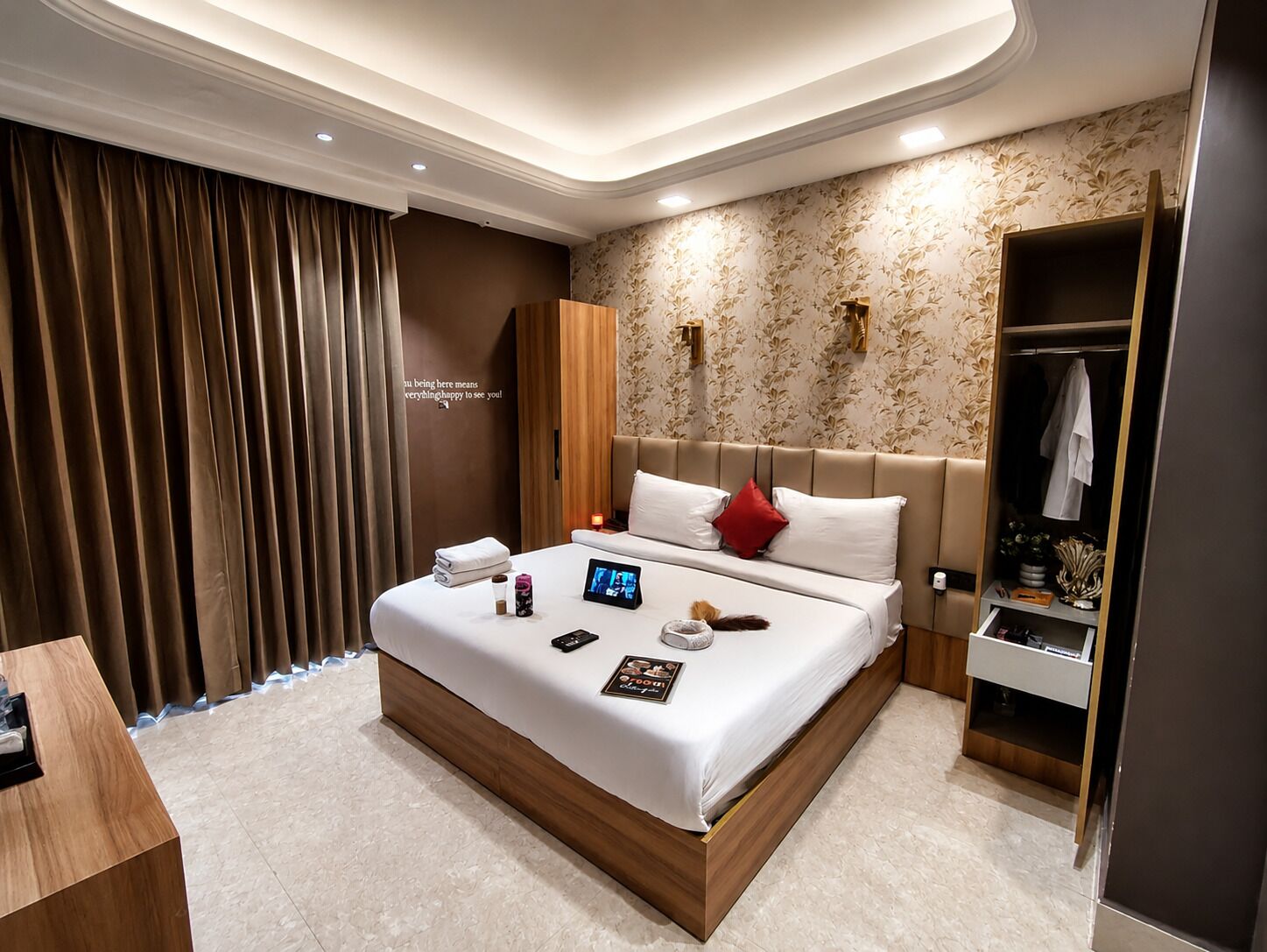 Hypo-allergenic bedding, soundproofing, rollaway beds, free WiFi