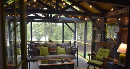 Camp Sunrise a newly remodeled 3-bedroom lakefront house near Bar Harbor