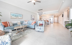 Condo, 3 Bedrooms | Living area