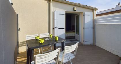 Maison pour 4 entre plages et marais salants