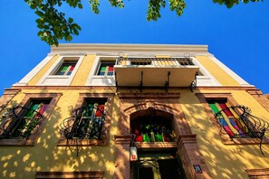 Overnatningsstedets facade