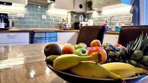 Coffee/tea maker, fridge, microwave, oven - "Rena" Bright & Modern City Center Apartment. 24 (Edinburgh)
