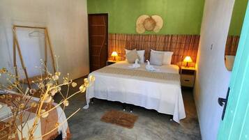 Suíte conforto | 1 quarto, roupa de cama