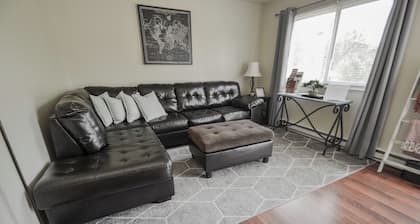 Charming first floor 2-bedroom apartment. All private with patio.