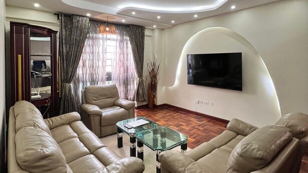 Apartment | Living area | TV - Cosy Nairobi 1bdr Apartment for Two in Westlands (Nairobi)