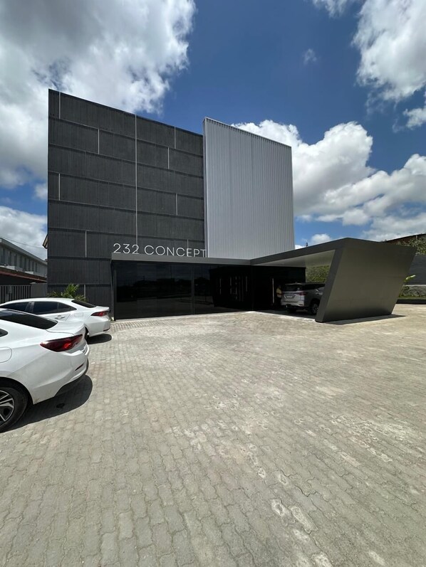 Façade de l’hébergement