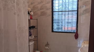 Towels, soap, toilet paper