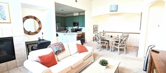 Updated, furnished 2 bd/2bth condo with attached garage in fabulous Elk Grove!