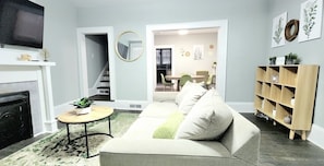 TV, music library, video library, offices