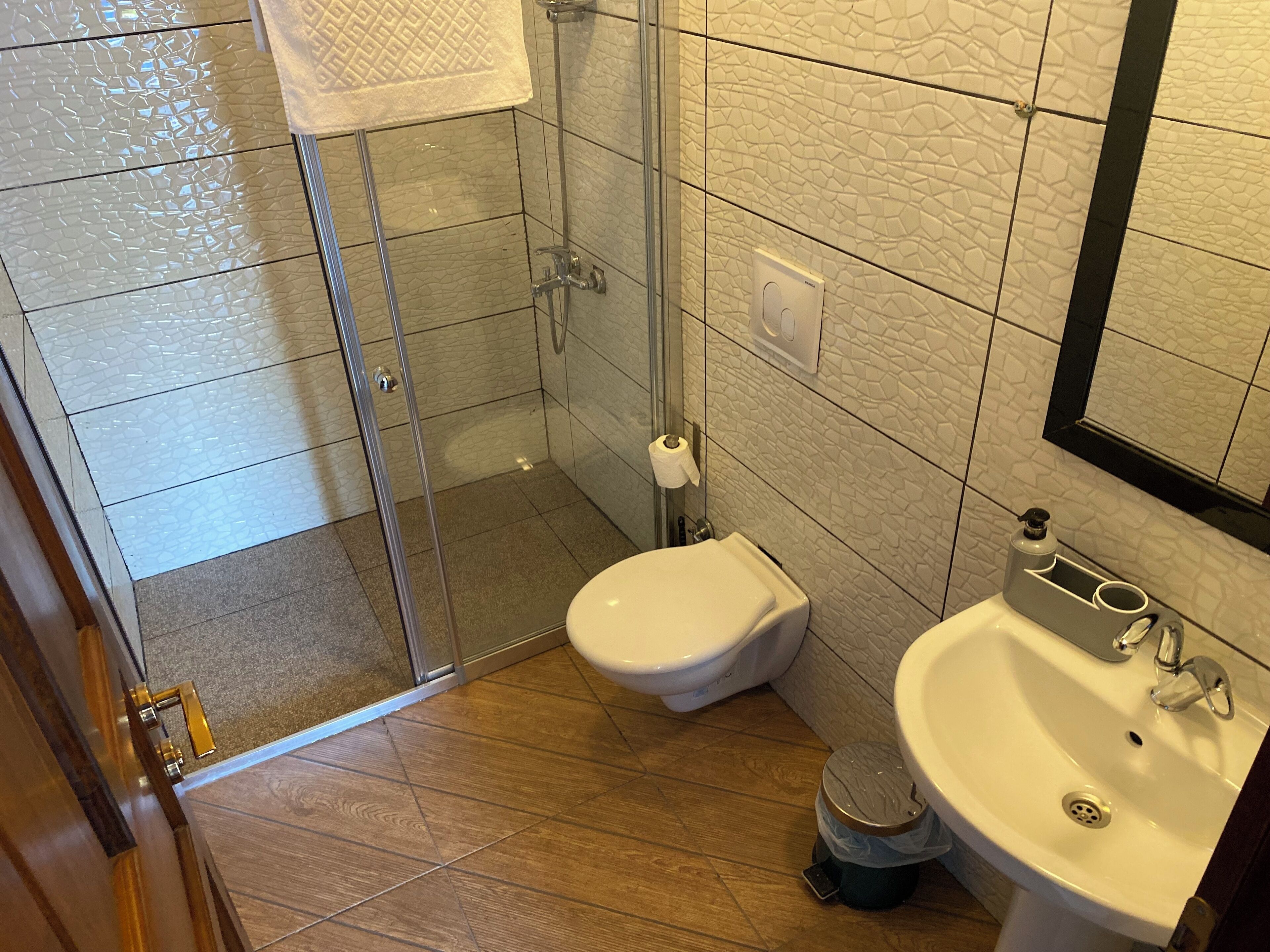Standard Double or Twin Room, Mountain View | Bathroom | Shower, hair dryer, towels, soap