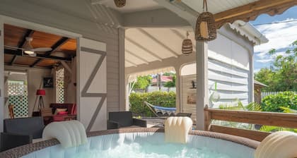 West Indian villa Maracudja with jacuzzi