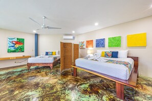 6 bedrooms, iron/ironing board, free WiFi, bed sheets