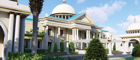 Facciata della struttura