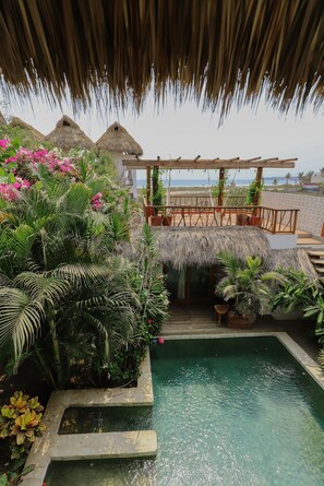 Uitzicht vanuit accommodatie