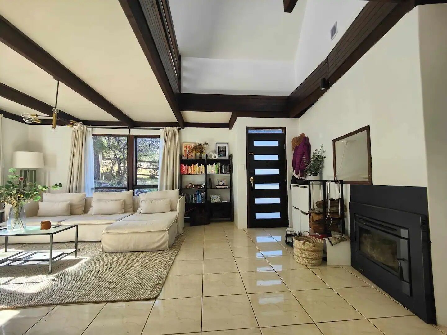 TV connectée, cheminée